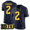 Will Johnson Michigan Wolverines Football Navy Home Jersey - All Stitched