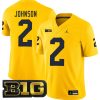 Will Johnson Michigan Wolverines Football All Maize Jersey - All Stitched
