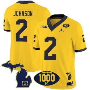 Will Johnson Michigan Wolverines Football Maize Vapor F.U.S.E Limited Jersey - All Stitched