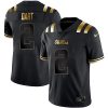 Jaxson Dart Ole Miss Rebels Football Black Gold Jersey - All Stitched