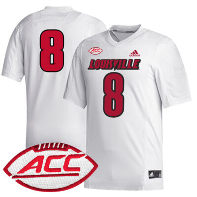 Lamar Jackson Louisville Cardinals Football White Alumni Limited Jersey - All Stitched