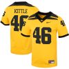 George Kittle Iowa Hawkeyes Football Gold Alternate Jersey - All Stitched