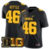 George Kittle Iowa Hawkeyes Football Black Alternate Jersey - All Stitched