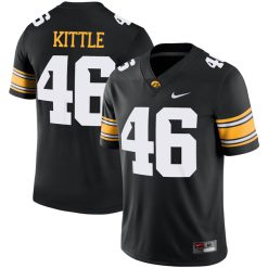 George Kittle Iowa Hawkeyes Football Black Alumni Limited Jersey - All Stitched
