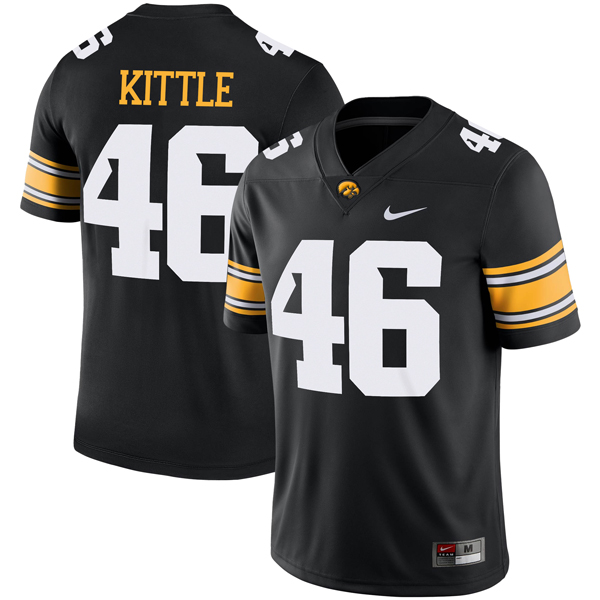 George Kittle Iowa Hawkeyes Football Black Alumni Limited Jersey - All Stitched
