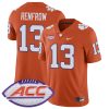 Hunter Renfrow Clemson Tigers Football Orange Home Jersey - All Stitched