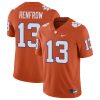Hunter Renfrow Clemson Tigers Football Orange Home Jersey - All Stitched