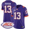 Hunter Renfrow Clemson Tigers Football Purple Alternate Jersey - All Stitched