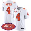 Deshaun Watson Clemson Tigers Football White Away Jersey - All Stitched