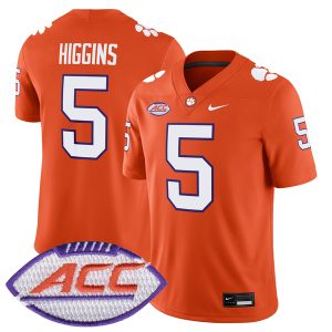 Tee Higgins Clemson Tigers Football Orange Home Jersey - All Stitched