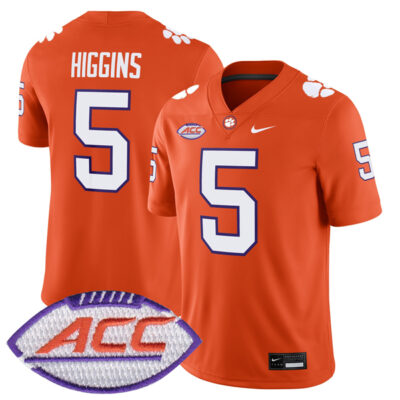 Tee Higgins Clemson Tigers Football Orange Home Jersey - All Stitched
