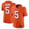 Tee Higgins Clemson Tigers Football Orange Home Jersey - All Stitched