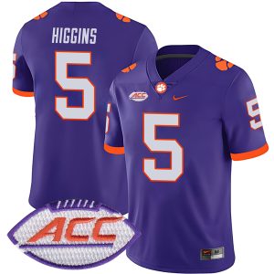 Tee Higgins Clemson Tigers Football Purple Alternate Jersey - All Stitched