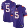Tee Higgins Clemson Tigers Football Purple Alternate Jersey - All Stitched
