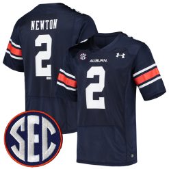 Cam Newton Auburn Tigers Football Navy Home Jersey - All Stitched
