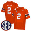 Cam Newton Auburn Tigers Football Orange Alternate Jersey - All Stitched