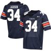 Bo Jackson Auburn Tigers Football Navy Home Jersey - All Stitched