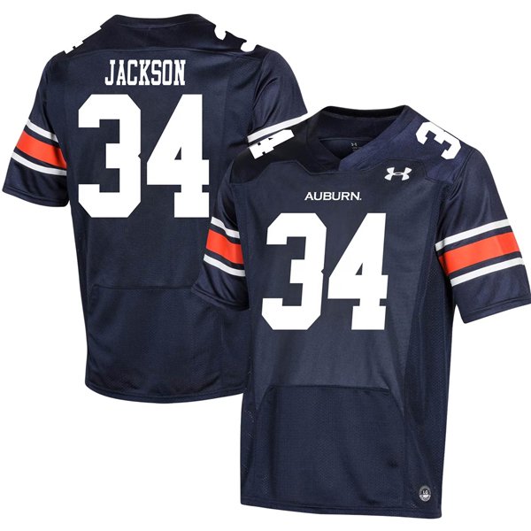Bo Jackson Auburn Tigers Football Navy Home Jersey - All Stitched