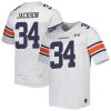Bo Jackson Auburn Tigers Football White Away Jersey - All Stitched