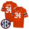 Bo Jackson Auburn Tigers Football Orange Alternate Jersey - All Stitched