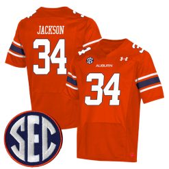 Bo Jackson Auburn Tigers Football Orange Alternate Jersey - All Stitched