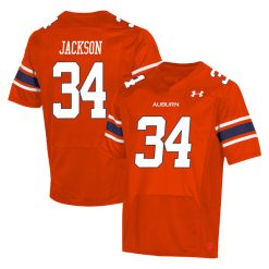 Bo Jackson Auburn Tigers Football Orange Alternate Jersey - All Stitched