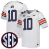 Bo Nix Auburn Tigers Football White Away Jersey - All Stitched