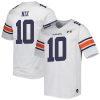 Bo Nix Auburn Tigers Football White Away Jersey - All Stitched