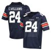 Cadillac Williams Auburn Tigers Football Navy Home Jersey - All Stitched