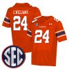 Cadillac Williams Auburn Tigers Football Orange Alternate Jersey - All Stitched