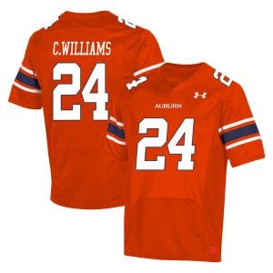 Cadillac Williams Auburn Tigers Football Orange Alternate Jersey - All Stitched