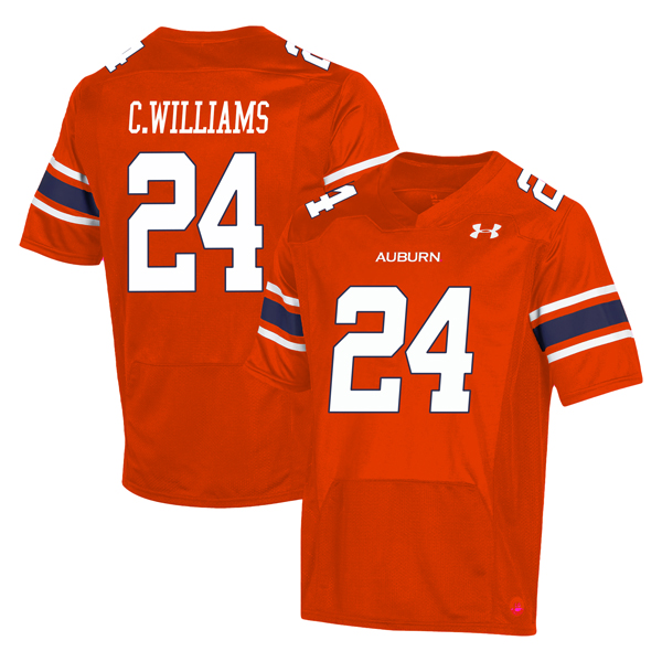 Cadillac Williams Auburn Tigers Football Orange Alternate Jersey - All Stitched