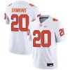 Brian Dawkins Clemson Tigers Football White Away Jersey w/ ACC Patch - All Stitched