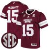 Dak Prescott Mississippi State Bulldogs Football Maroon Premier Jersey - All Stitched