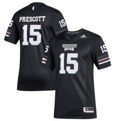 Dak Prescott Mississippi State Bulldogs Football 2019 Special Black Premier Jersey - All Stitched