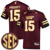 Dak Prescott Mississippi State Bulldogs Football 2019 Special Maroon Premier Jersey - All Stitched