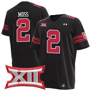 Zack Moss Utah Utes Football Black Jersey - All Stitched