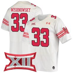 Mitch Wishnowsky Utah Utes Football White Throwback Game Jersey - All Stitched