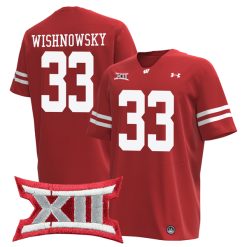 Mitch Wishnowsky Utah Utes Football Red Jersey - All Stitched