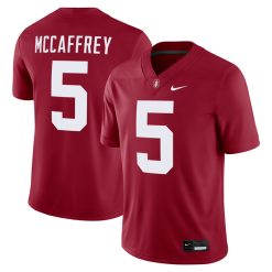 Christian McCaffrey Stanford Cardinal Football Cardinal Home Game Jersey - All Stitched