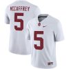 Christian McCaffrey Stanford Cardinal Football White Away Game Jersey - All Stitched
