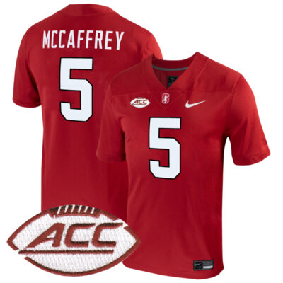 Christian McCaffrey Stanford Cardinal Football Cardinal Alternate Jersey - All Stitched