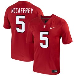 Christian McCaffrey Stanford Cardinal Football Cardinal Alternate Jersey - All Stitched