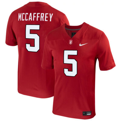 Christian McCaffrey Stanford Cardinal Football Cardinal Alternate Jersey - All Stitched