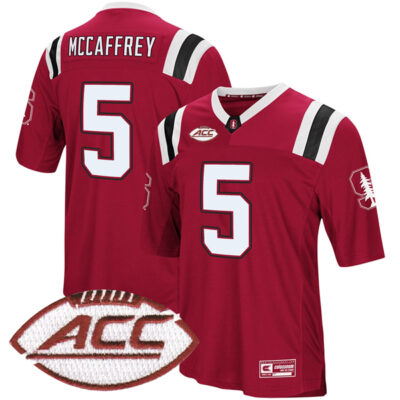 Christian McCaffrey Stanford Cardinal Football Cardinal Colosseum Foos Ball Jersey - All Stitched