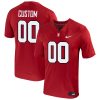 Custom Stanford Cardinal Football Cardinal Alternate Jersey - All Stitched