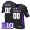 Custom Northwestern Wildcats Football Black Colosseum Max Power Jersey - All Stitched