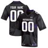 Custom Northwestern Wildcats Football Black Jersey - All Stitched