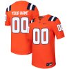 Custom Illinois Fighting Illini Football Orange Home Jersey - All Stitched
