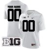 Custom Purdue Boilermakers Football White Away Game Jersey - All Stitched